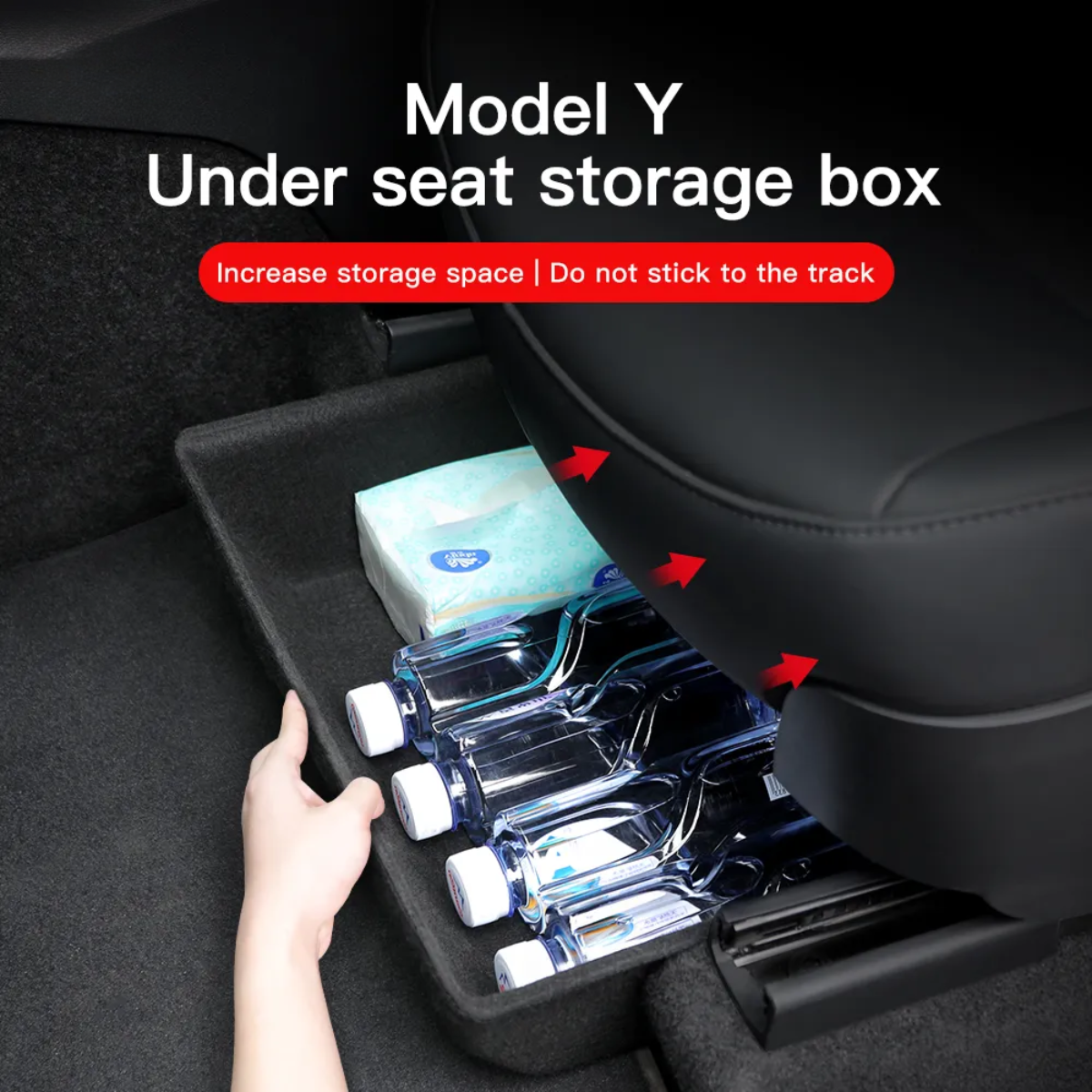 NeatCargo™: Tesla Model Y Under-Seat Organizer Drawer