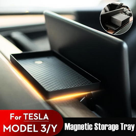 Magnetic Rear Storage Tray for Tesla Model 3 & Y