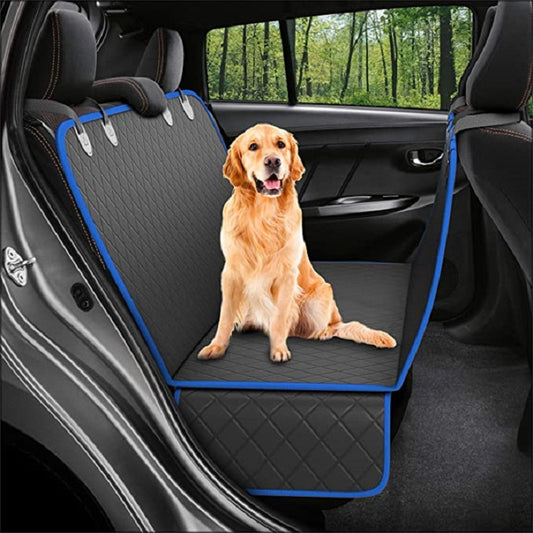 Ultimate Pet Travel Companion - Premium Dog Car Seat Cover with Mesh Windows"