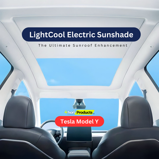 LightCool Electric Sunshade for Tesla Model Y - The Ultimate Sunroof Enhancement