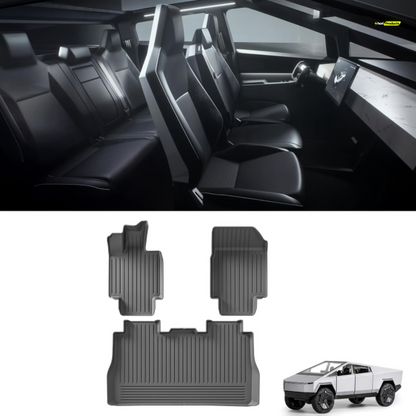 CyberArmor All-Weather Floor Liners: Heavy-Duty Protection for Tesla Cybertruck